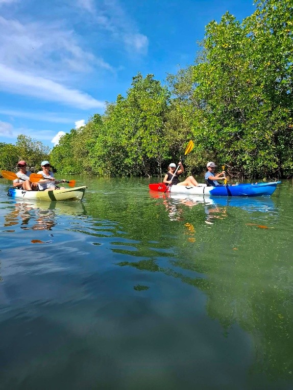 Kayak de mer dans la mangrove à Koh Yao Noi
